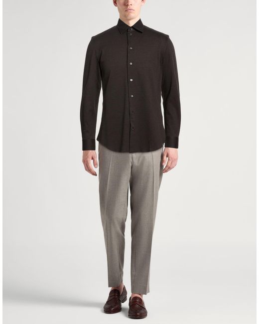 Emporio Armani Black Shirts for men