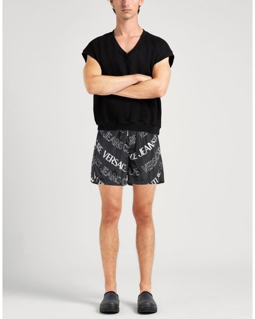 Versace Jeans Couture Black Shorts & Bermuda Shorts for men