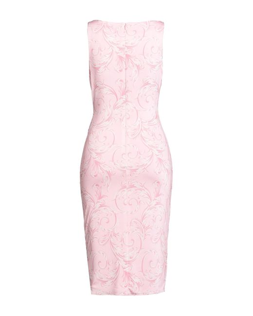 Versace Pink Midi-Kleid