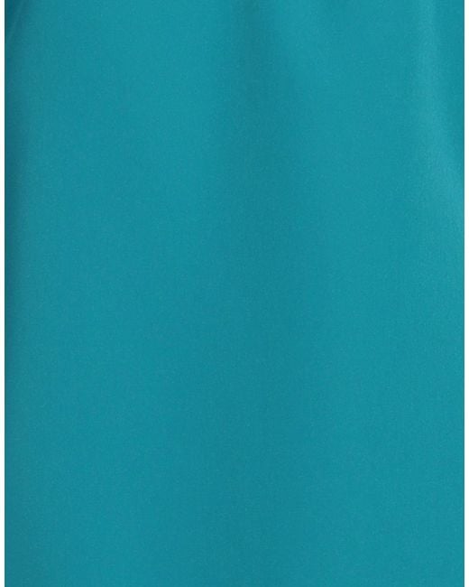 P.A.R.O.S.H. Blue Mini Dress Polyester, Elastane, Pvc