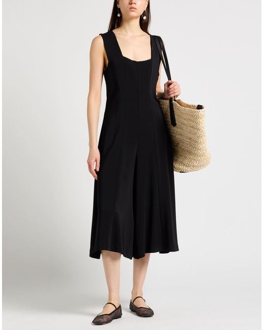 MEIMEIJ Black Jumpsuit Viscose, Elastane