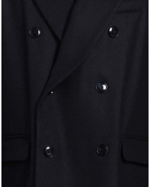 Barena Blue Midnight Coat Wool, Polyamide for men