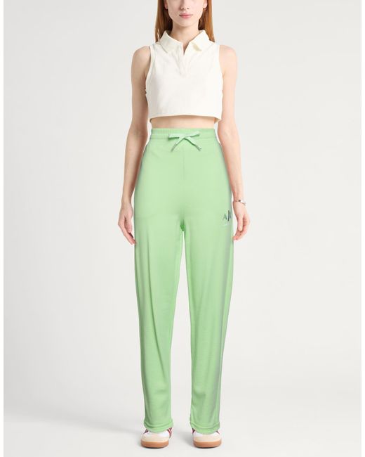 ARMANI EXCHANGE Green Light Pants Cotton