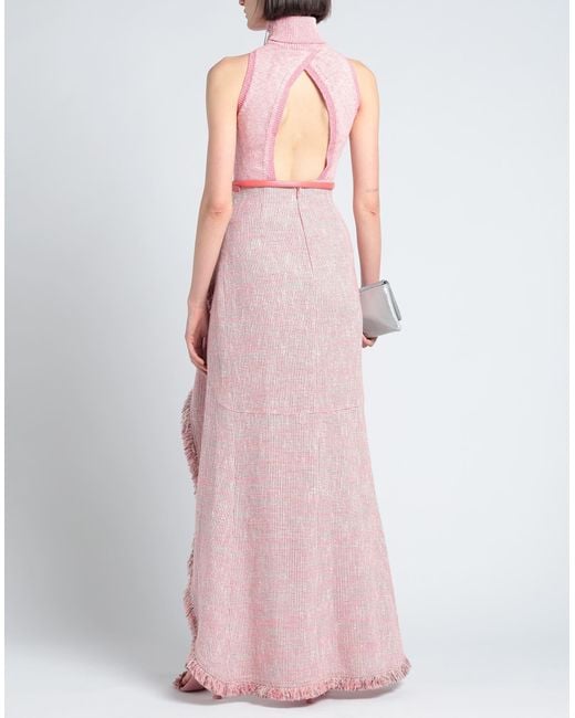Elisabetta Franchi Pink Midi Dress