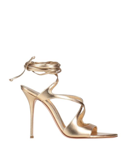 Casadei Metallic Sandals