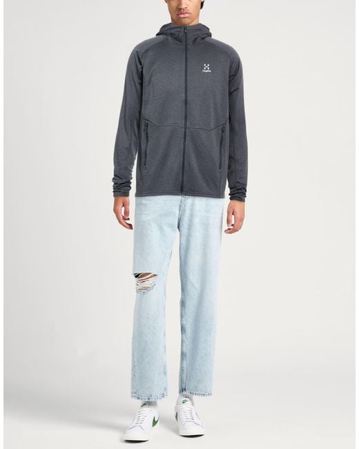 Haglöfs Blue Charcoal Sweatshirt Polyester, Recycled Polyester for men