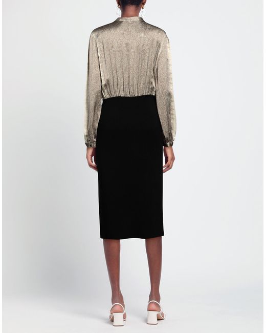 Twinset Natural Midi-Kleid