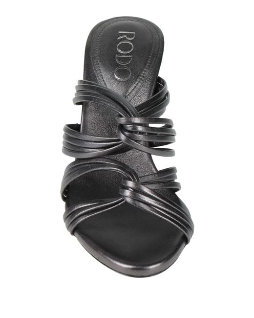 Rodo White Sandals Leather