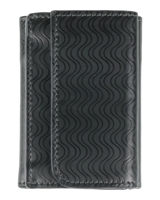 Zanellato Black Wallet Textile Fibers