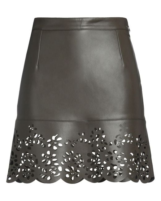 Jijil Gray Mini Skirt