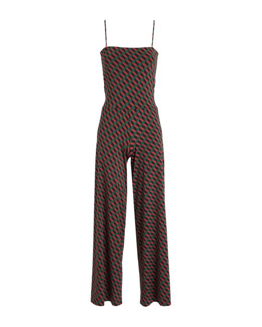 Siyu Brown Jumpsuit Polyamide, Elastane