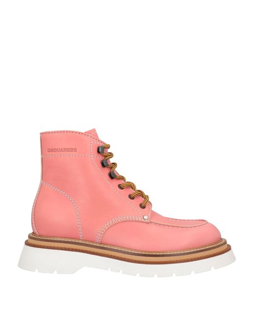 DSquared² Pink Ankle Boots for men