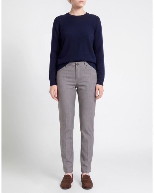 Jacob Cohen Gray Pants Virgin Wool, Elastane