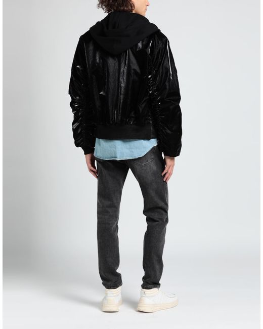 Dolce & Gabbana Black Jacket Polyamide, Cotton, Polyester for men
