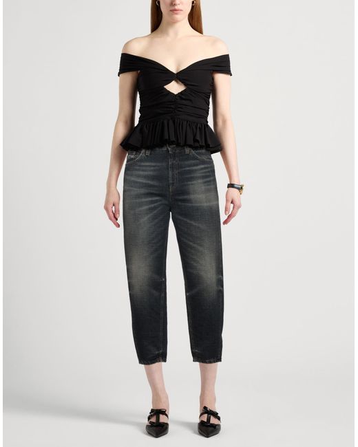 Dondup Gray Jeans Cotton