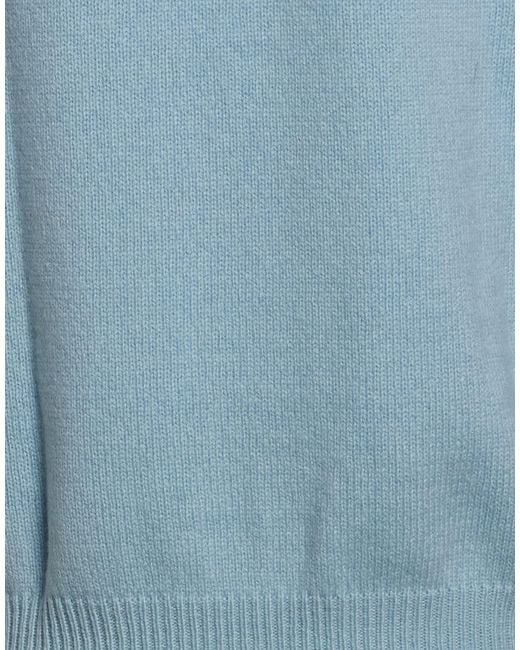Boglioli Blue Turtleneck for men