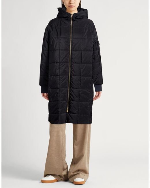 Fabiana Filippi Blue Puffer Polyester, Polyamide, Elastane, Leather, Ecobrass