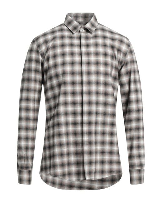 Daniele Alessandrini Gray Shirt for men