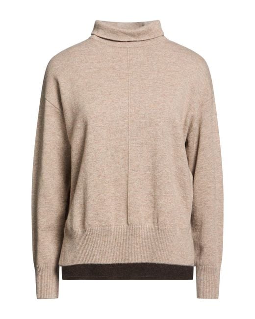 Weekend by Maxmara Natural Turtleneck Wool, Cashmere