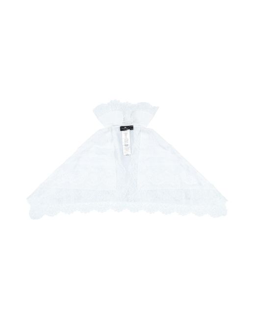 Elisabetta Franchi White Scarf