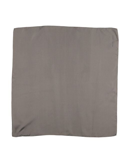 Bufanda Rick Owens de hombre de color Gray