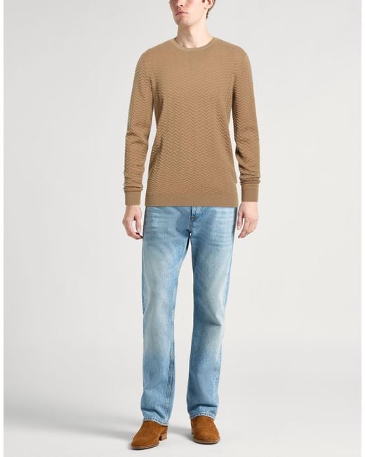 Pullover Giorgio Armani de hombre de color Brown