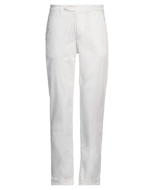 0/zero Construction White Pants Cotton, Elastane for men