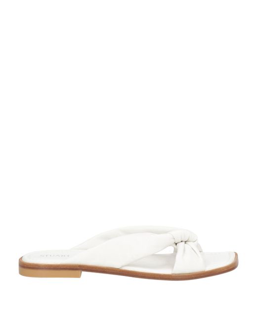 Stuart Weitzman White Sandals