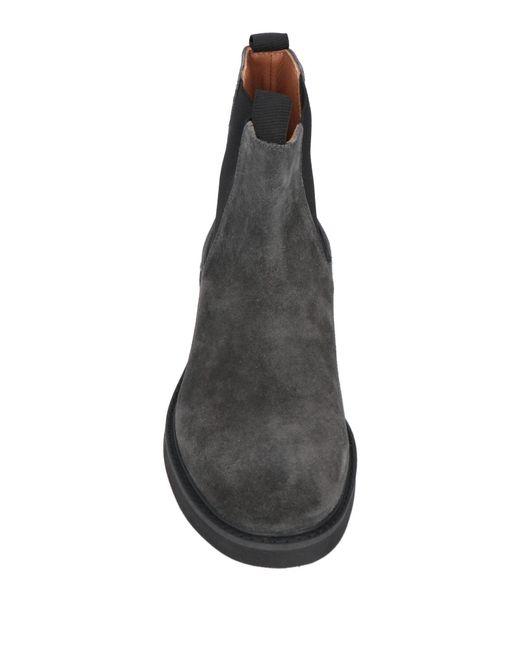 Docksteps Black Ankle Boots Soft Leather for men