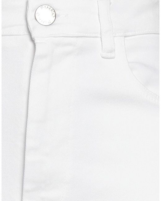 Pinko White Jeans Cotton, Elastane
