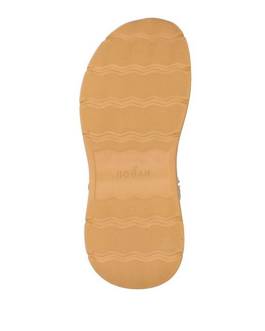 Hogan Red Sandals Leather