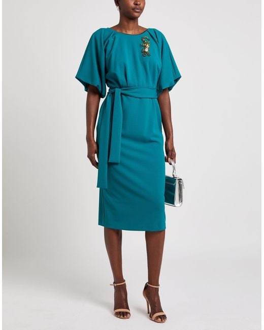 Hanita Blue Midi-Kleid