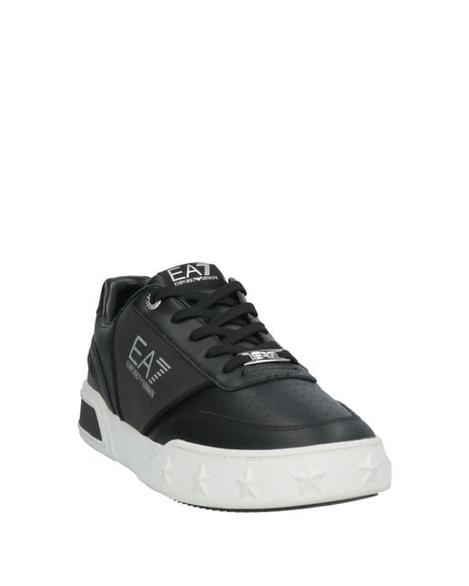 EA7 Black Sneakers for men