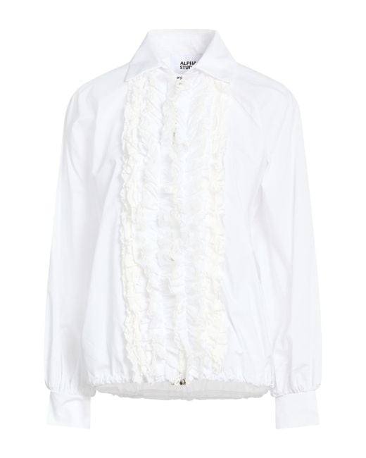 Camisa Alpha Studio de color White