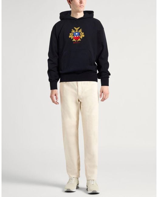 Bally Blue Midnight Sweatshirt Organic Cotton for men