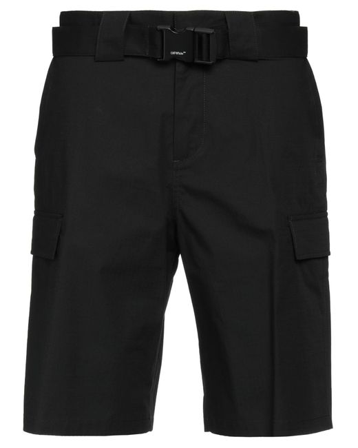 Off-White c/o Virgil Abloh Black Shorts & Bermuda Shorts for men