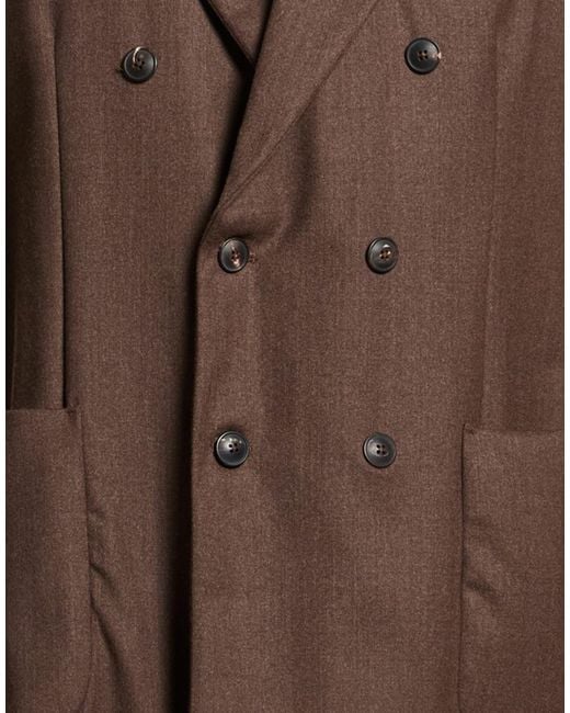 Circolo 1901 Brown Blazer Virgin Wool, Elastane for men