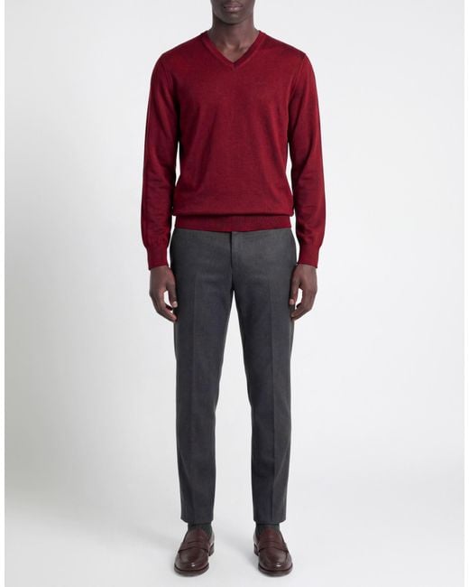 Brunello Cucinelli Red Jumper for men