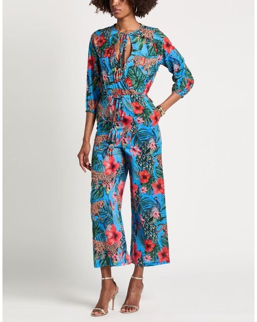 CONNOR & BLAKE Blue Jumpsuit Cotton