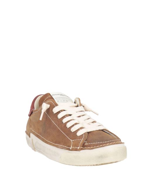 Philippe Model Brown Sneakers Leather for men
