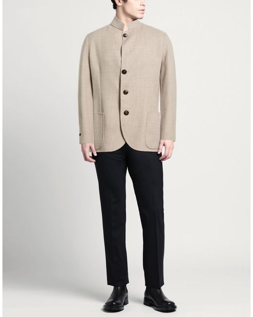 Manzoni 24 Natural Light Blazer Virgin Wool, Polyamide for men