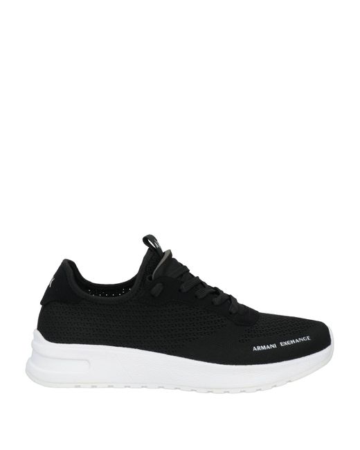 ARMANI EXCHANGE Black Trainers for men