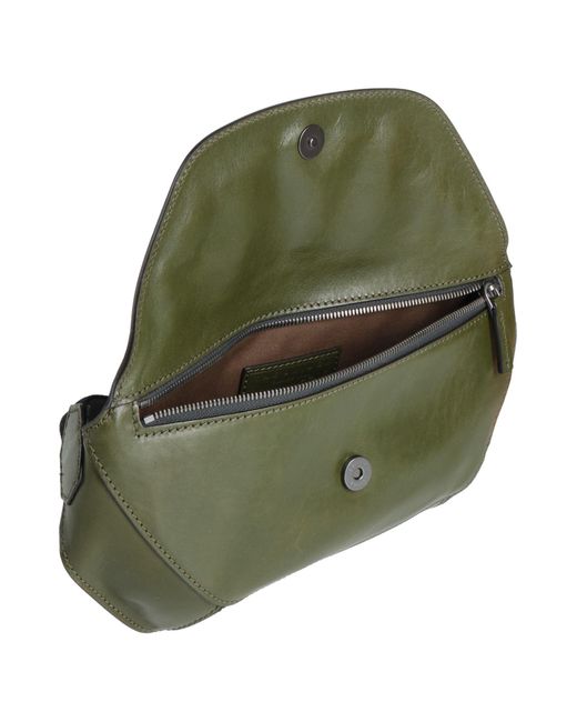 The Bridge Green Belt Bag for men