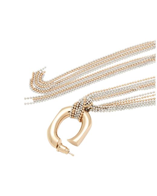 Fabiana Filippi White Earrings Ecobrass