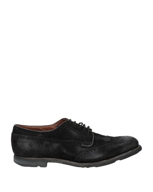 Church's Black Lace-Up Shoes Leather for men