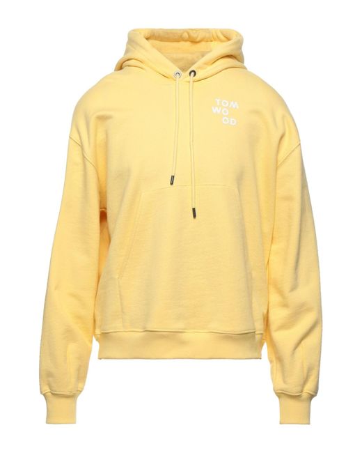 Tom Wood Yellow Sweatshirt for men