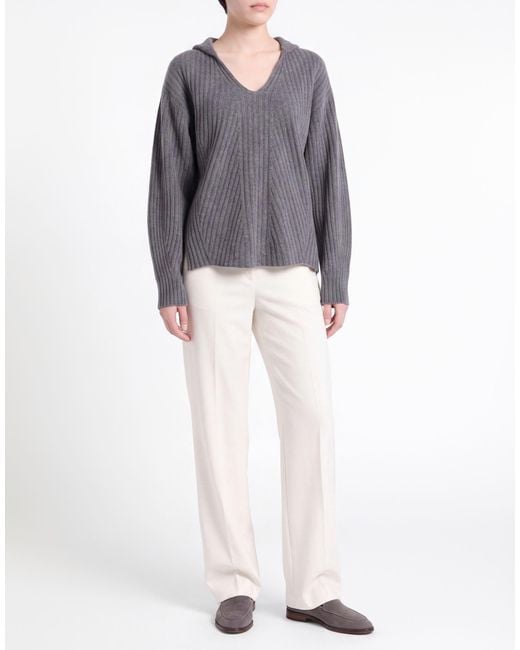 Twinset Gray Sweater Wool, Cashmere