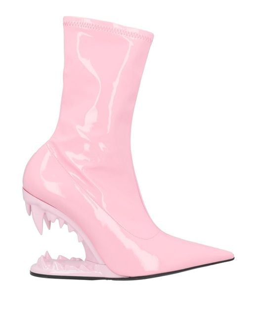 Gcds Pink Ankle Boots
