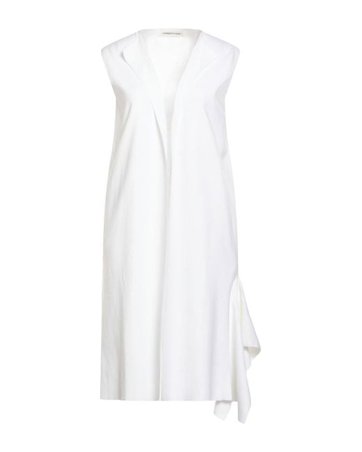 Lamberto Losani White Strickjacke