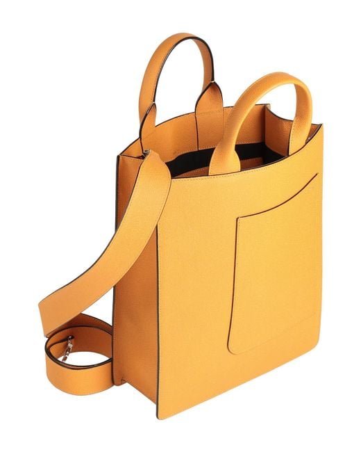 Valextra Orange Handbags